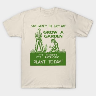 Vintage Patriotic Gardening Shirt Grow A Garden World War 2 T-Shirt